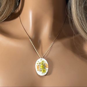 Monarch Blessings | Wild Flower Stone Necklace